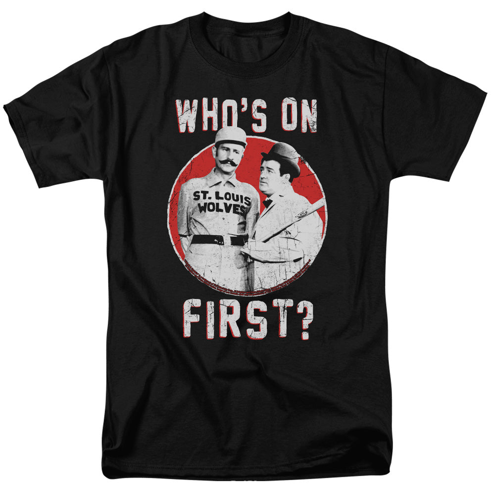 Abbott & Costello First Mens T Shirt Black