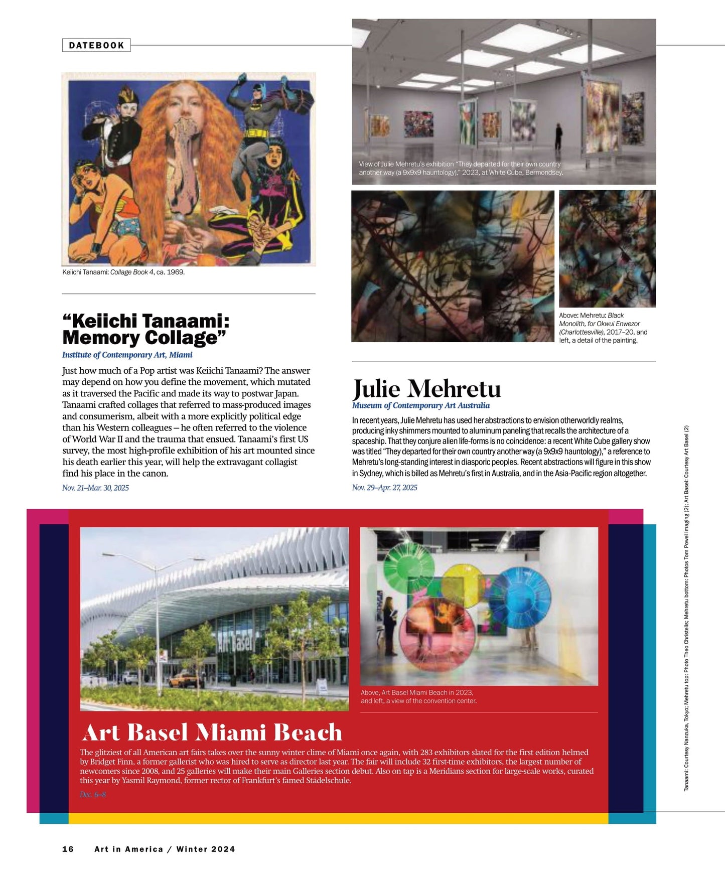 Art In America - Winter 2024: The Year In Art & Fashion, Ugly AI Girls, Digital Fabrication Tools, Training The Camera, Women’s History Museum, Frenetic Landscapes, Sculpture Goes Maximalist & More!