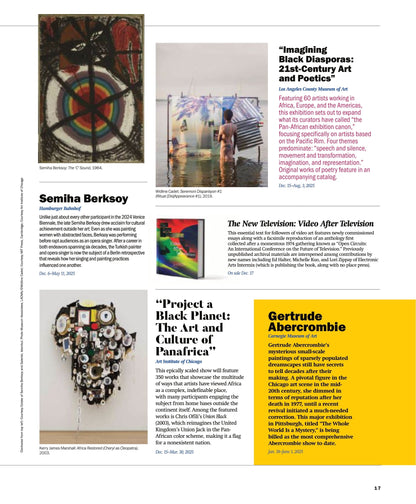 Art In America - Winter 2024: The Year In Art & Fashion, Ugly AI Girls, Digital Fabrication Tools, Training The Camera, Women’s History Museum, Frenetic Landscapes, Sculpture Goes Maximalist & More!