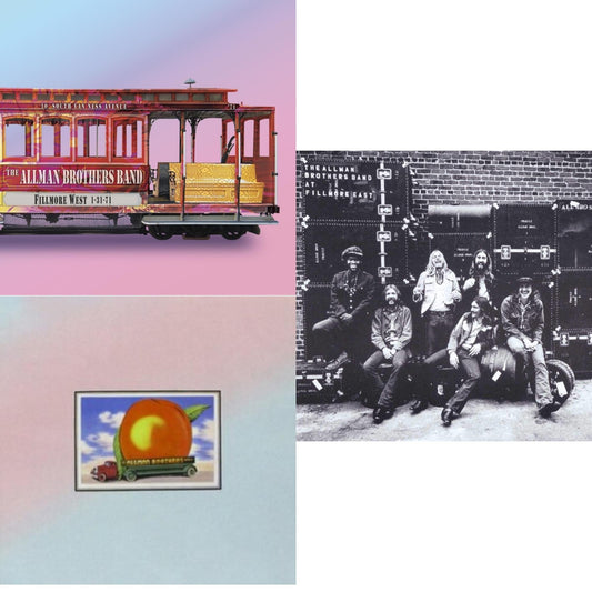 Allman Brothers Band - Live At Fillmore East & Eat A Peach (Light Pink & Light Blue LP Vinyl) & Fillmore West 1-31-71