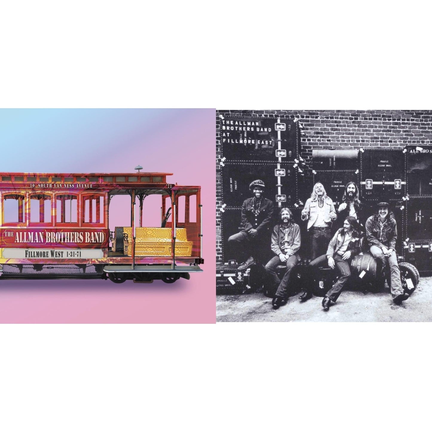 Allman Brothers Band - Live At Fillmore East & Fillmore West 1-31-71 - LP Vinyl Bundle