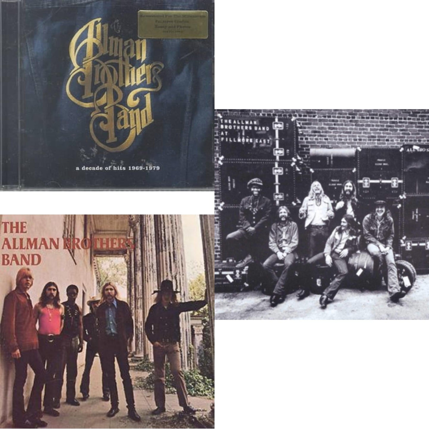 Allman Brothers Band - Decade Of Hits 1969 - 1979 & Allman Brothers Band & Live At Fillmore East - CD Bundle