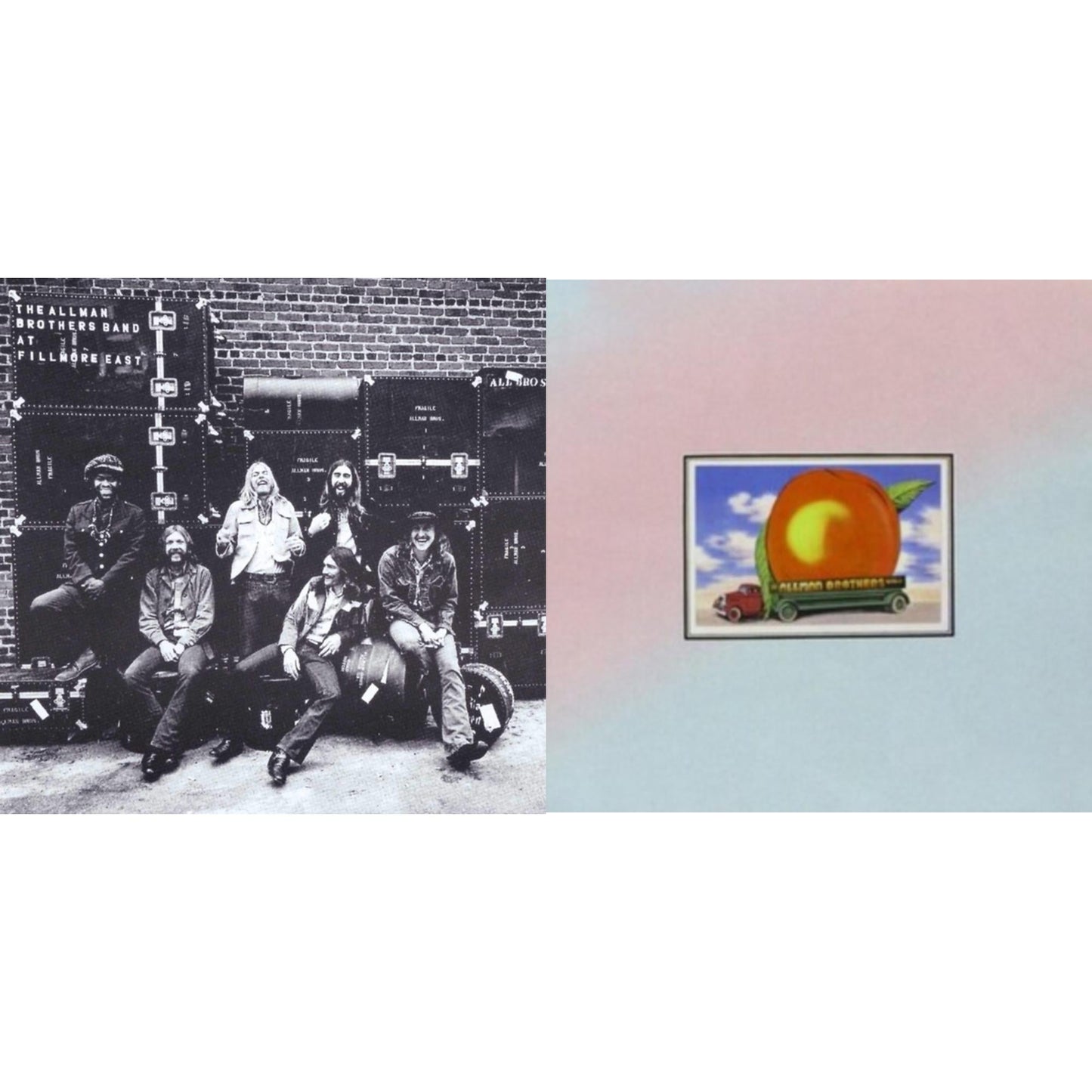 Allman Brothers Band - Live At Fillmore East & Eat A Peach (Light Pink & Light Blue LP Vinyl)