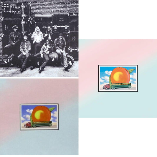 Allman Brothers Band - Live At Fillmore East & Eat A Peach (2LP) & Eat A Peach (Light Pink & Light Blue LP Vinyl)
