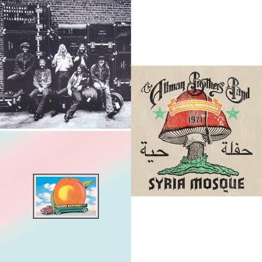 Allman Brothers Band - Live At Fillmore East & Eat A Peach (2LP) & Syria Mosque: Pittsburgh, Pa January 17, 1971 (Live) (Pittsburgh Steel Gray Vinyl/2LP)