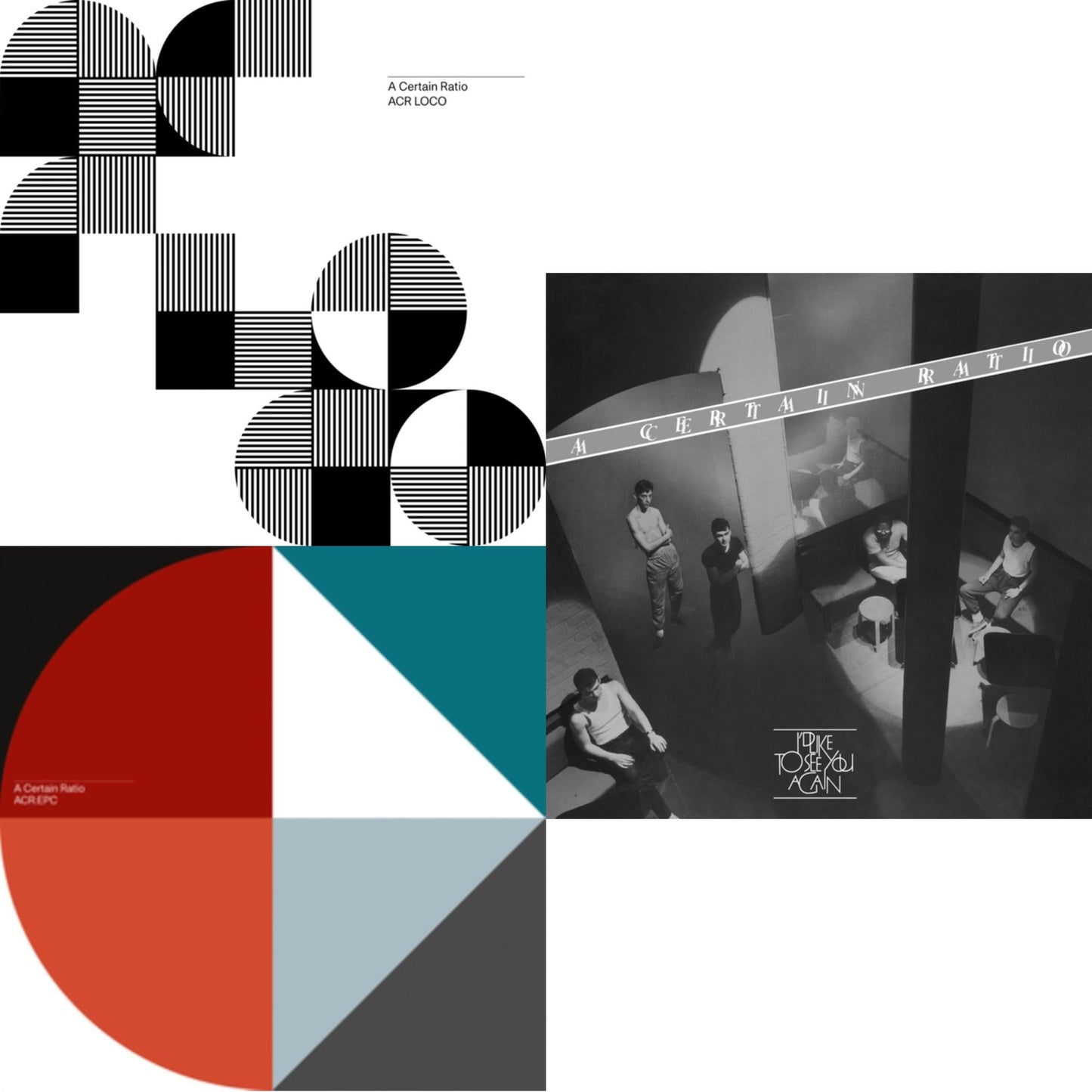 A Certain Ratio - Acr:Epc (Limited Edition/Cornflour Blue LP Vinyl) & I'd Like To See You Again (Limited Edition White LP Vinyl) & Acr Loco (Limited Edition Color LP Vinyl)