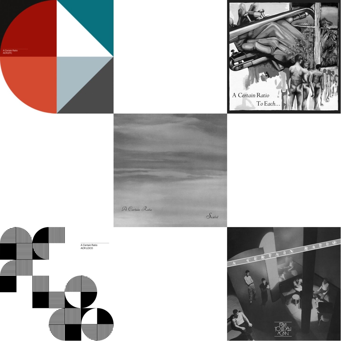 A Certain Ratio - Acr:Epc (Limited Edition/Cornflour Blue LP Vinyl) & Acr Loco (Limited Edition Color LP Vinyl) & Sextet (Limited Edition White LP Vinyl) & To Each... (Limited Edition White LP Vinyl) & I'd Like To See You Again (Limited Edition White