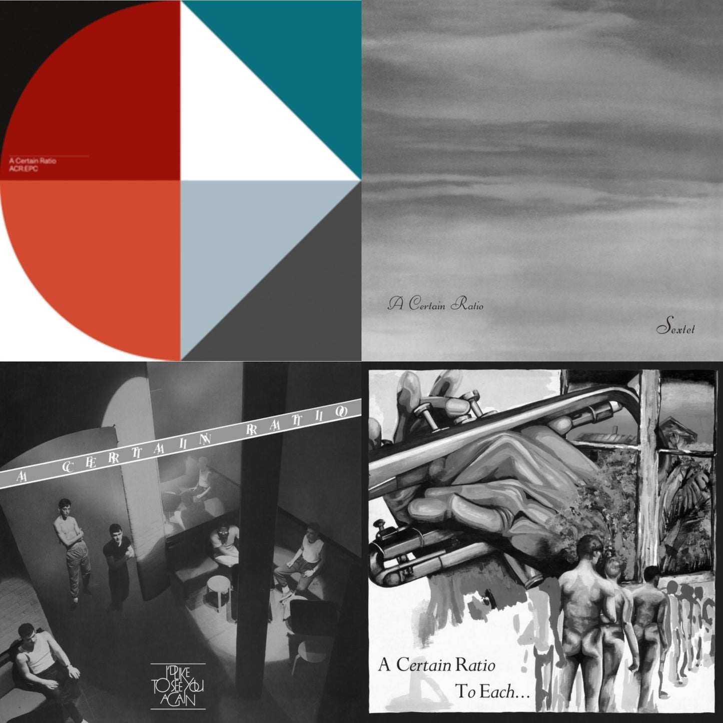 A Certain Ratio - Acr:Epc (Limited Edition/Cornflour Blue LP Vinyl) & Sextet (Limited Edition White LP Vinyl) & I'd Like To See You Again (Limited Edition White LP Vinyl) & To Each... (Limited Edition White LP Vinyl)