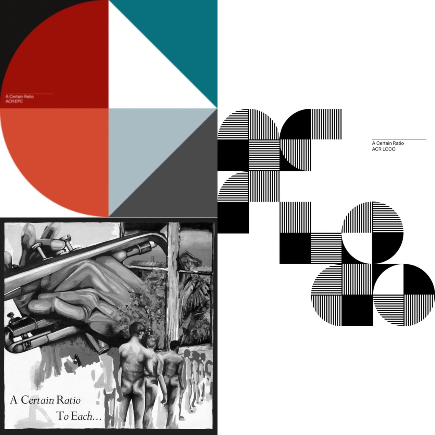 A Certain Ratio - Acr:Epc (Limited Edition/Cornflour Blue LP Vinyl) & To Each... (Limited Edition White LP Vinyl) & Acr Loco (Limited Edition Color LP Vinyl)