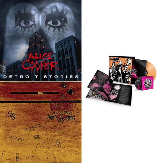 Alice Cooper - Detroit Stories (2LP) & Live From The Astroturf (Apricoot LP Vinyl/DVD) & School's Out (Expanded & Remastered/3LP)