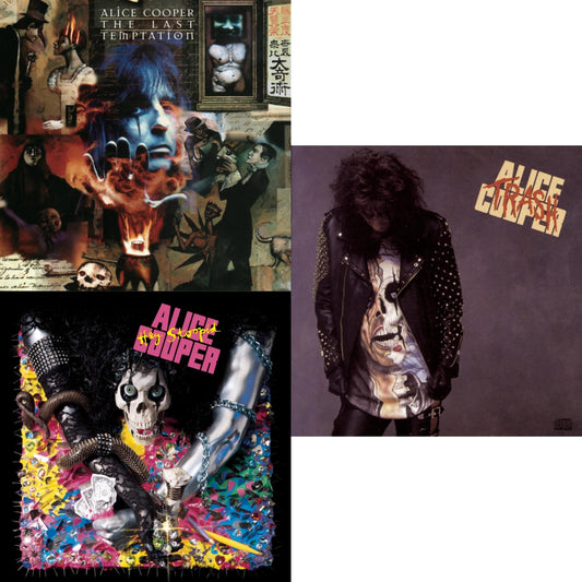 Alice Cooper - Trash & Hey Stoopid & Last Temptation - CD Bundle