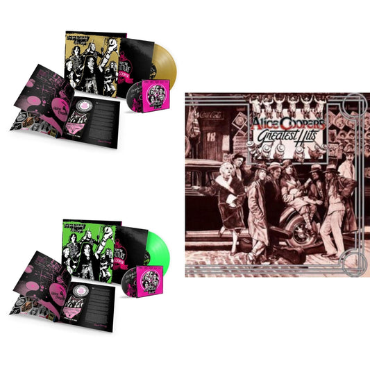 Alice Cooper - Live From The Astroturf (Glow-In-The-Dark LP Vinyl/DVD) & Live From The Astroturf (Gold LP Vinyl/DVD) & Alice Cooper's Greatest Hits (180G/Limited Anniversary Edition)