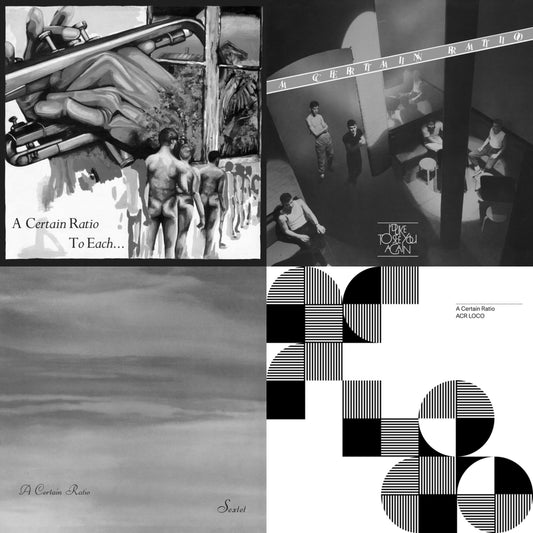 A Certain Ratio - To Each... (Limited Edition White LP Vinyl) & I'd Like To See You Again (Limited Edition White LP Vinyl) & Sextet (Limited Edition White LP Vinyl) & Acr Loco (Limited Edition Color LP Vinyl)