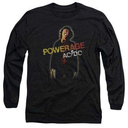 ACDC Powerage Mens Long Sleeve Shirt Black