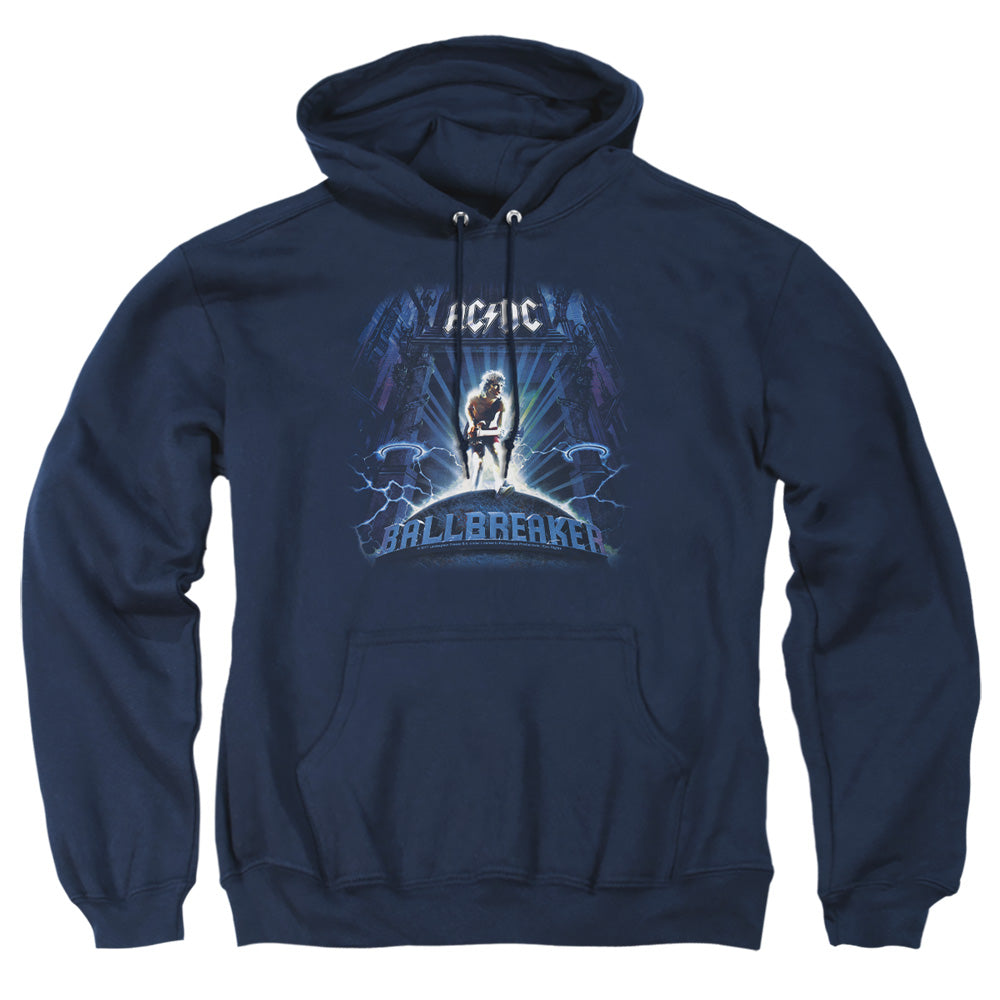 AC/DC Ballbreaker Mens Hoodie Navy Officially Licensed