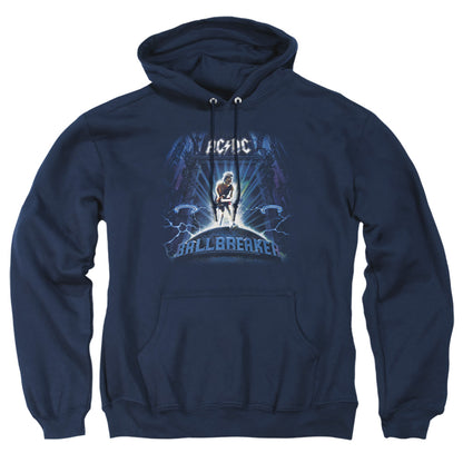 AC/DC Ballbreaker Mens Hoodie Navy Officially Licensed