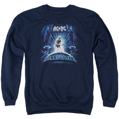 Acdc Ballbreaker Mens Crewneck Sweatshirt Navy