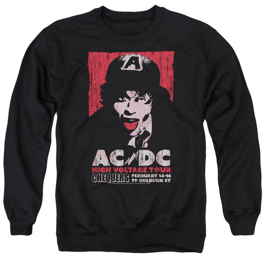 Acdc High Voltage Live 1975 Mens Crewneck Sweatshirt Black