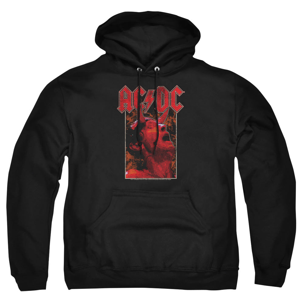 AC/DC Horns Mens Hoodie Black Officially Licensed