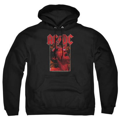 AC/DC Horns Mens Hoodie Black Officially Licensed