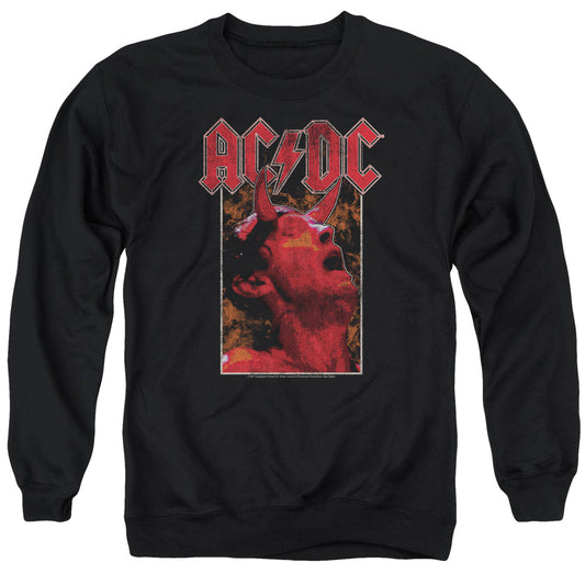Acdc Horns Mens Crewneck Sweatshirt Black