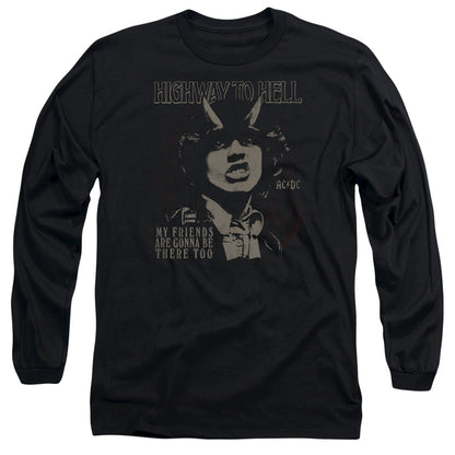 ACDC My Friends Mens Long Sleeve Shirt Black