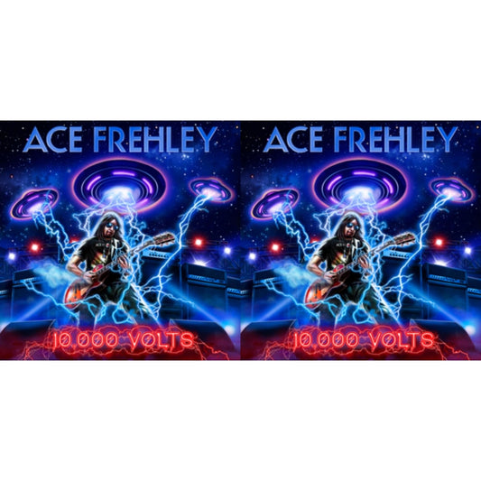Ace Frehley - 10,000 Volts (Orange Tabby LP Vinyl) & 10,000 Volts (Edge Only Splatter/Metal Gym Locker/Red Splatter LP Vinyl)