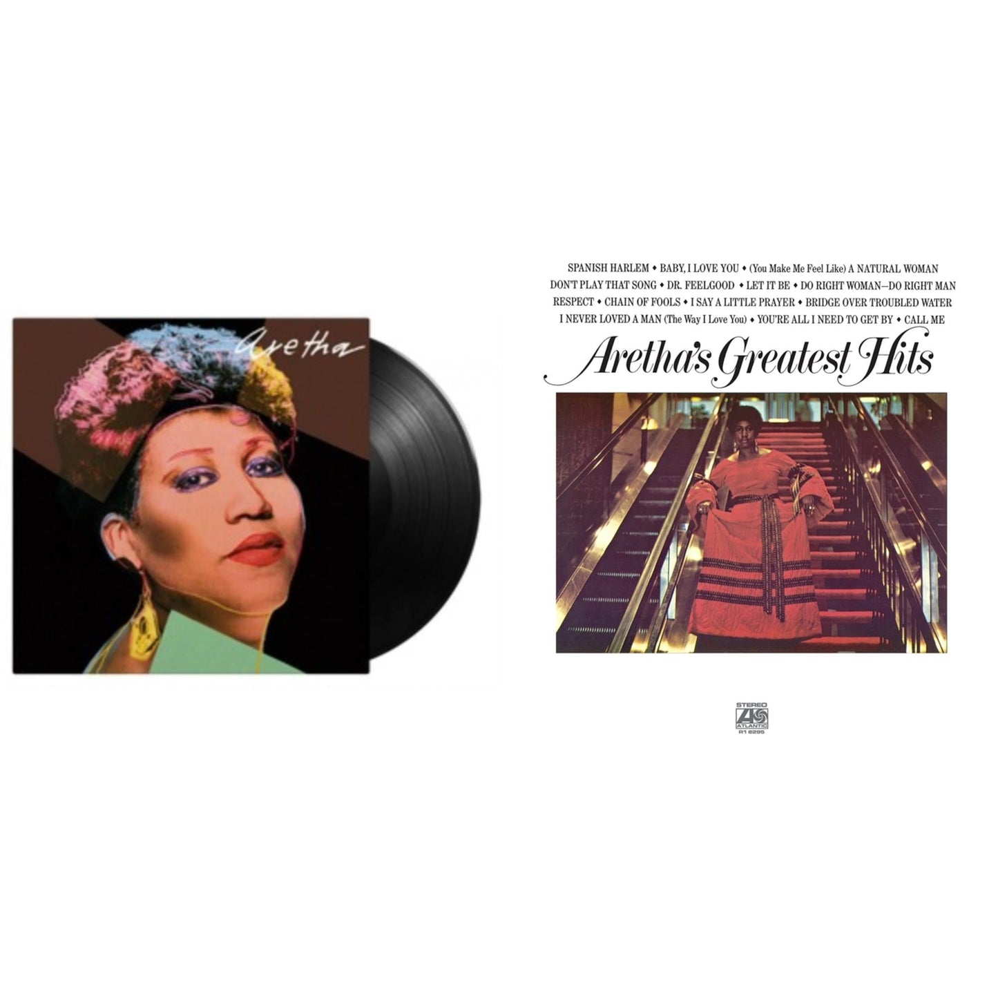 Aretha Franklin - Aretha (180G) & Greatest Hits - LP Vinyl Bundle