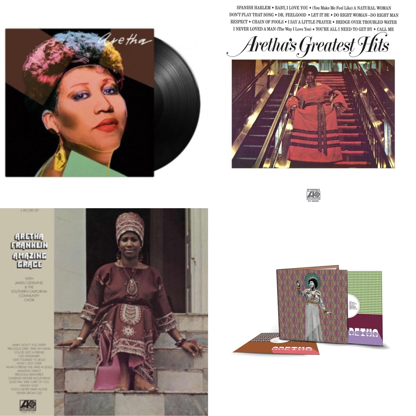 Aretha Franklin - Aretha (180G) & Greatest Hits & Amazing Grace & Aretha (2LP/140G)