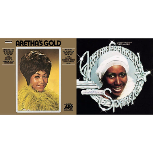 Aretha Franklin - Sparkle (Crystal Clear LP Vinyl) (Syeor) & Aretha's Gold