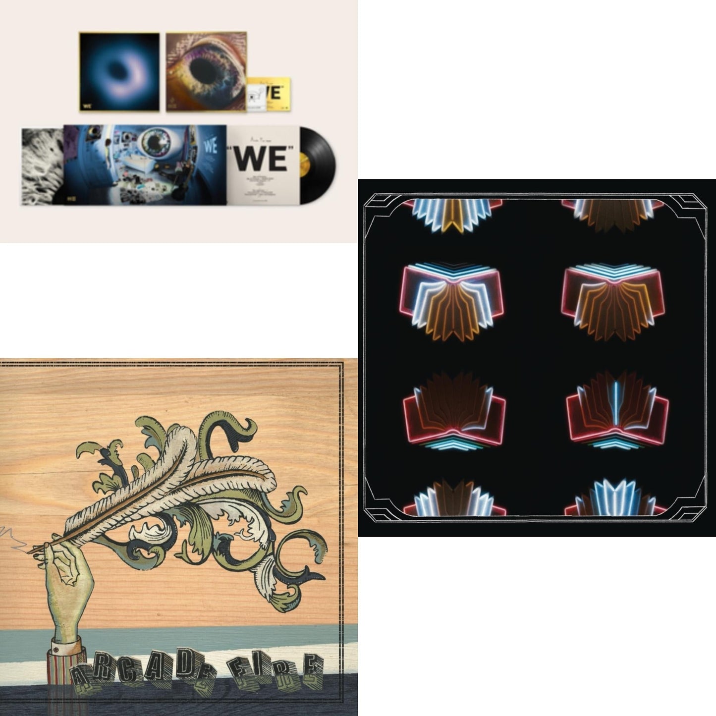 Arcade Fire - We (180G) & Funeral (150G/Gatefold) & Neon Bible (2LP/150G/Gatefold)