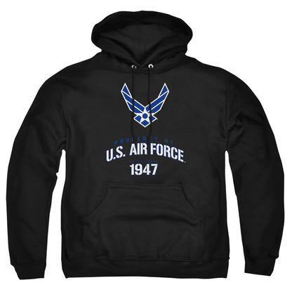 Air Force Property Of Mens Hoodie Black Officially Licensed