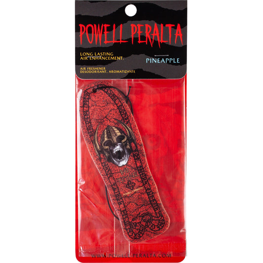 Powell Peralta Per Welinder Nordic Skull Red Air Freshener - Pineapple Scent