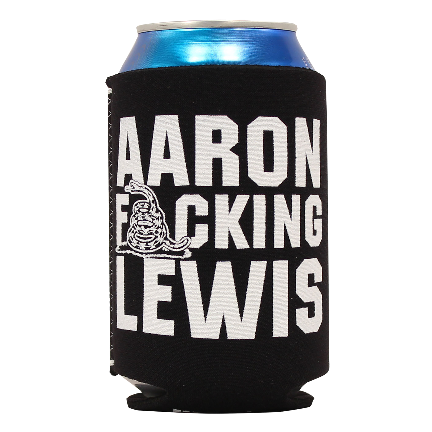 Aaron Lewis "Don't Tread On Me" Can Koozie Black