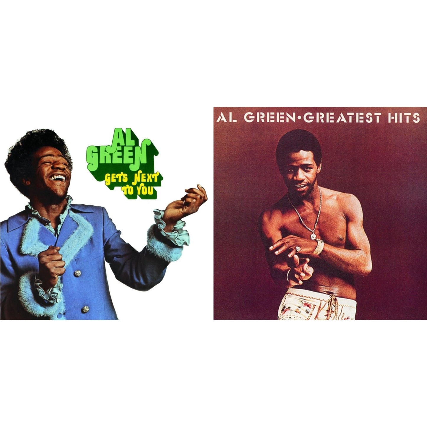 Al Green - Greatest Hits & Gets Next To You - LP Vinyl Bundle