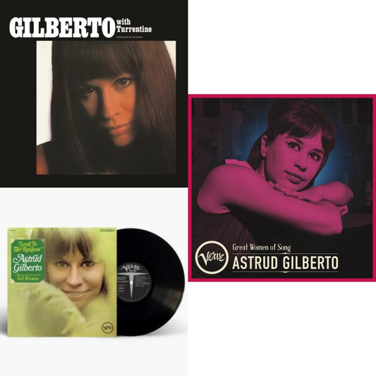 Astrud Gilberto - Gilberto With Turrentine & Look To The Rainbow (Verve By Request Series) & Great Women Of Song: Astrud Gilberto - LP Vinyl Bundle