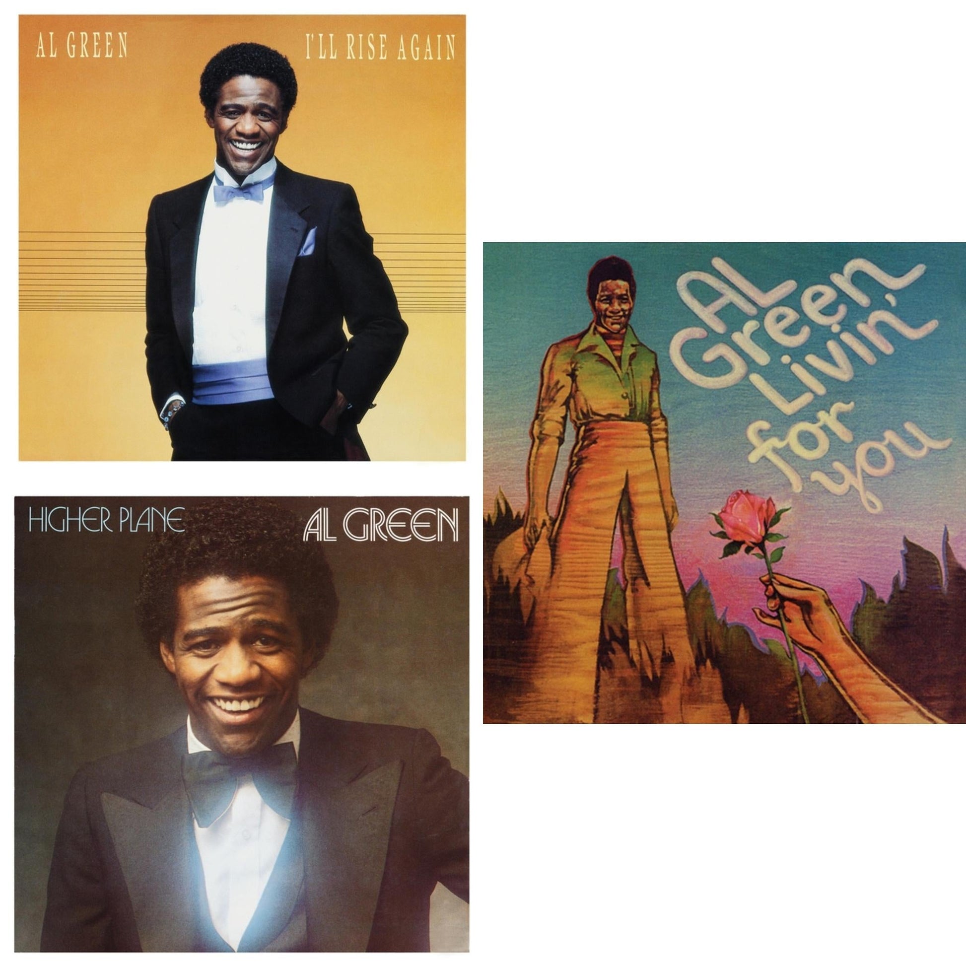 Al Green - I'll Rise Again & Higher Plane & Livin For You - CD Bundle