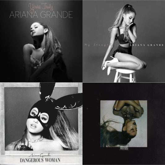 Ariana Grande - Yours Truly & My Everything & Dangerous Woman & Thank U Next (X) - CD Bundle