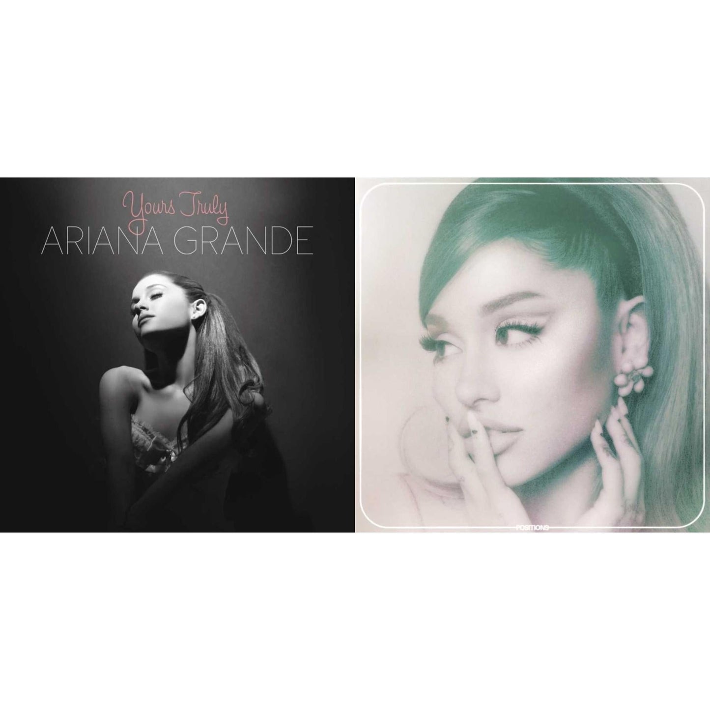 Ariana Grande - Yours Truly (180G) & Positions (Coke Bottle Clear LP Vinyl)