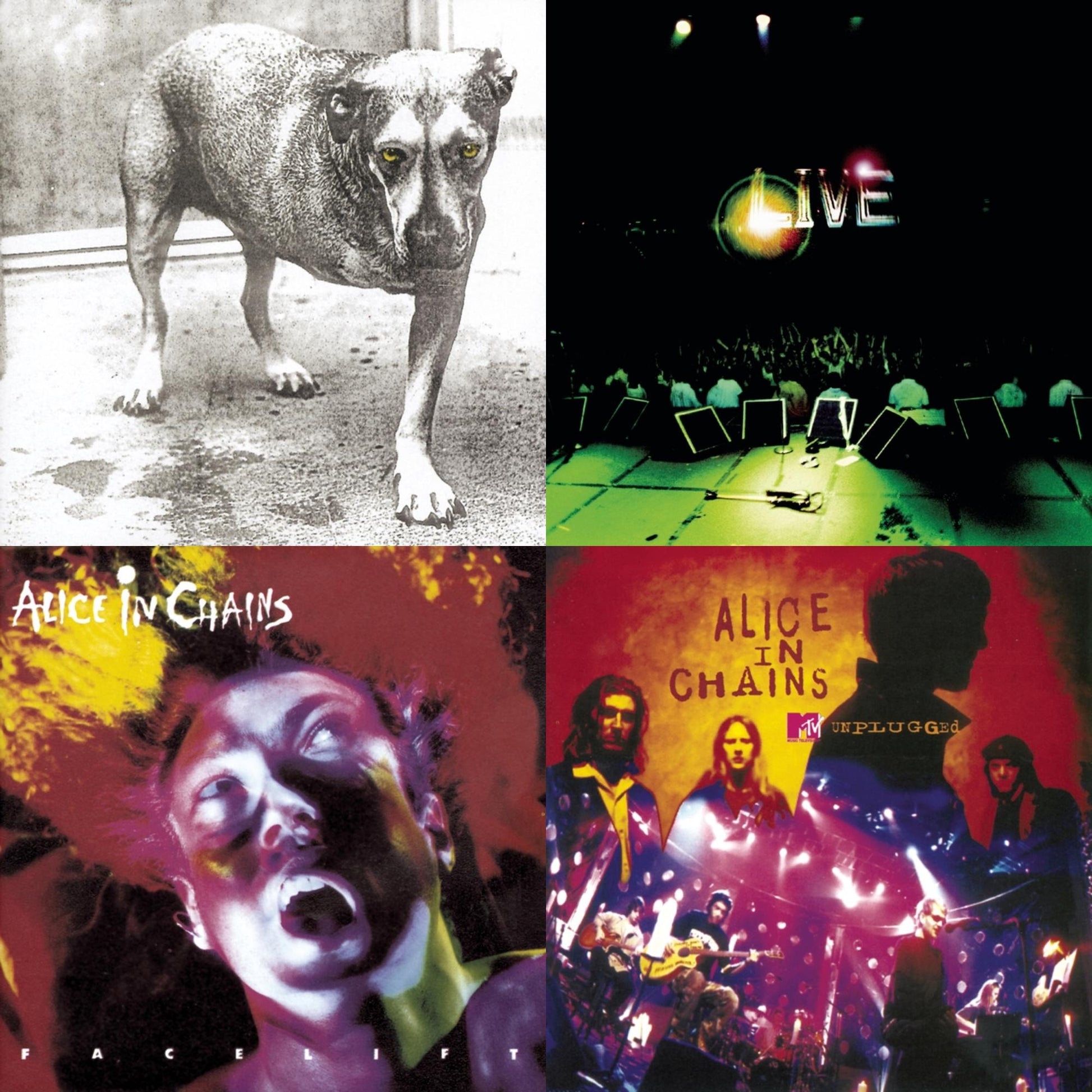Alice In Chains - Unplugged & Live & Facelift & Alice In Chains - CD Bundle