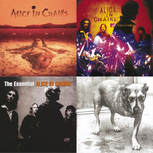 Alice In Chains - Dirt & Essential Alice In Chains & Unplugged & Alice In Chains - CD Bundle
