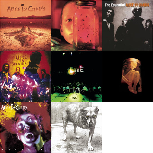 Alice In Chains - Dirt & Jar Of Flies & Essential Alice In Chains & Unplugged & Live & Nothing Safe: Best Of The Box & Facelift & Alice In Chains - CD Bundle