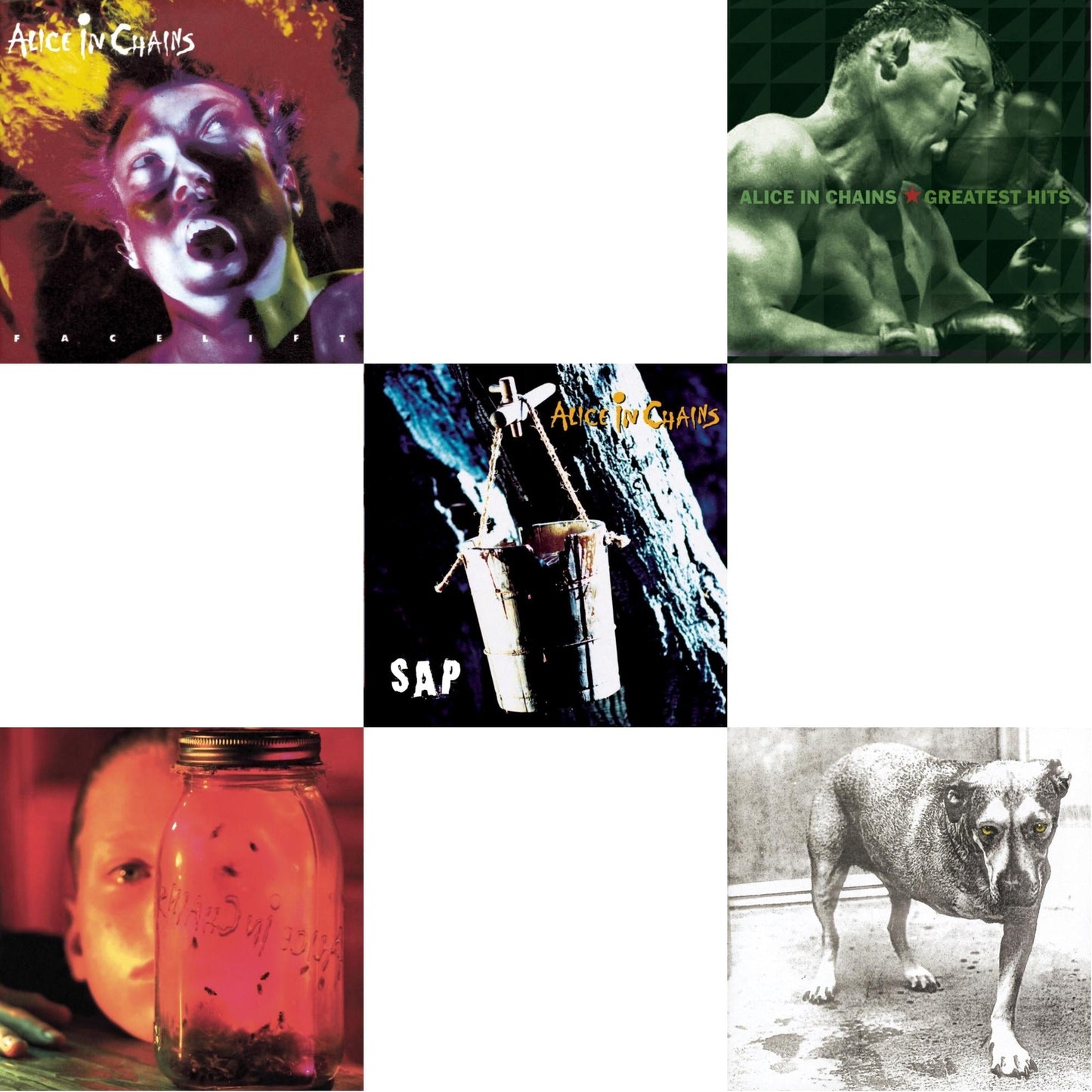 Alice In Chains - Jar Of Flies & Greatest Hits & Sap & Facelift & Alice In Chains - CD Bundle