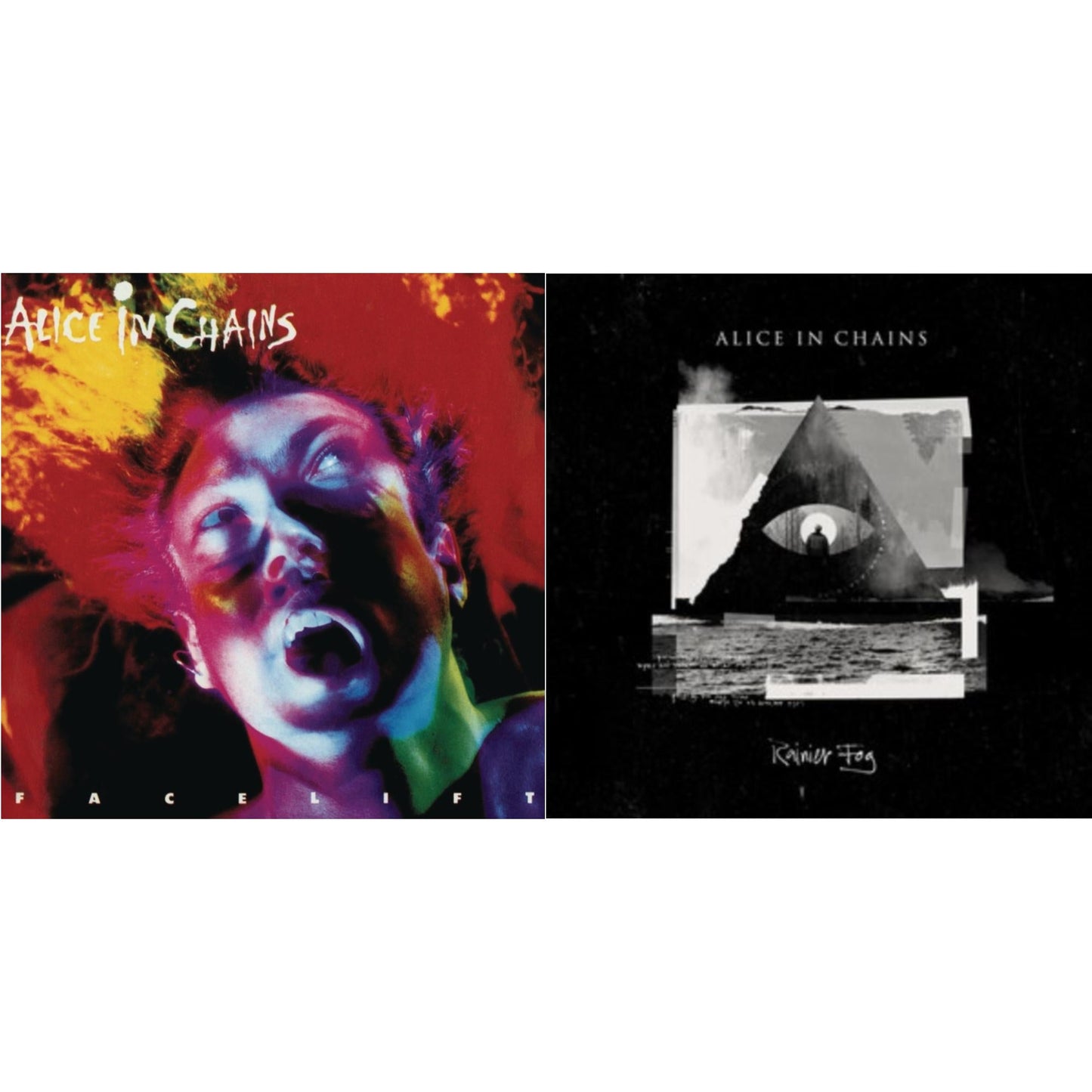 Alice In Chains - Facelift (2LP) & Rainier Fog (Smog Color Variant LP Vinyl)