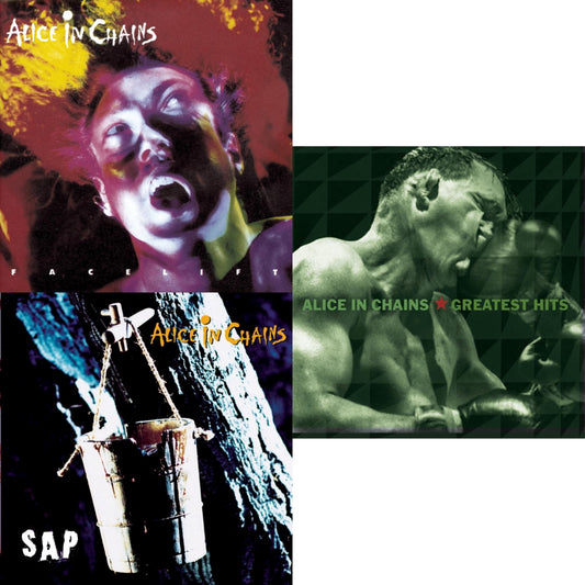 Alice In Chains - Greatest Hits & Sap & Facelift - CD Bundle