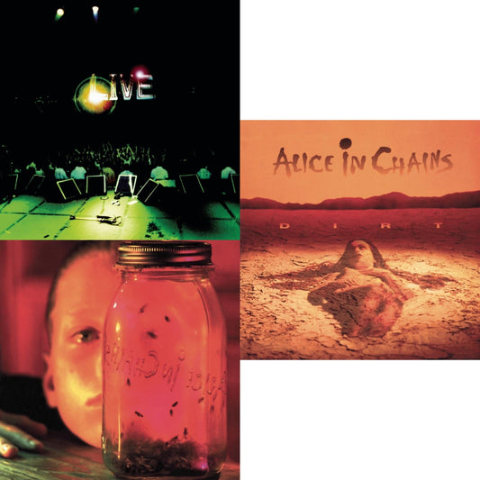 Alice In Chains - Dirt & Jar Of Flies & Live - CD Bundle