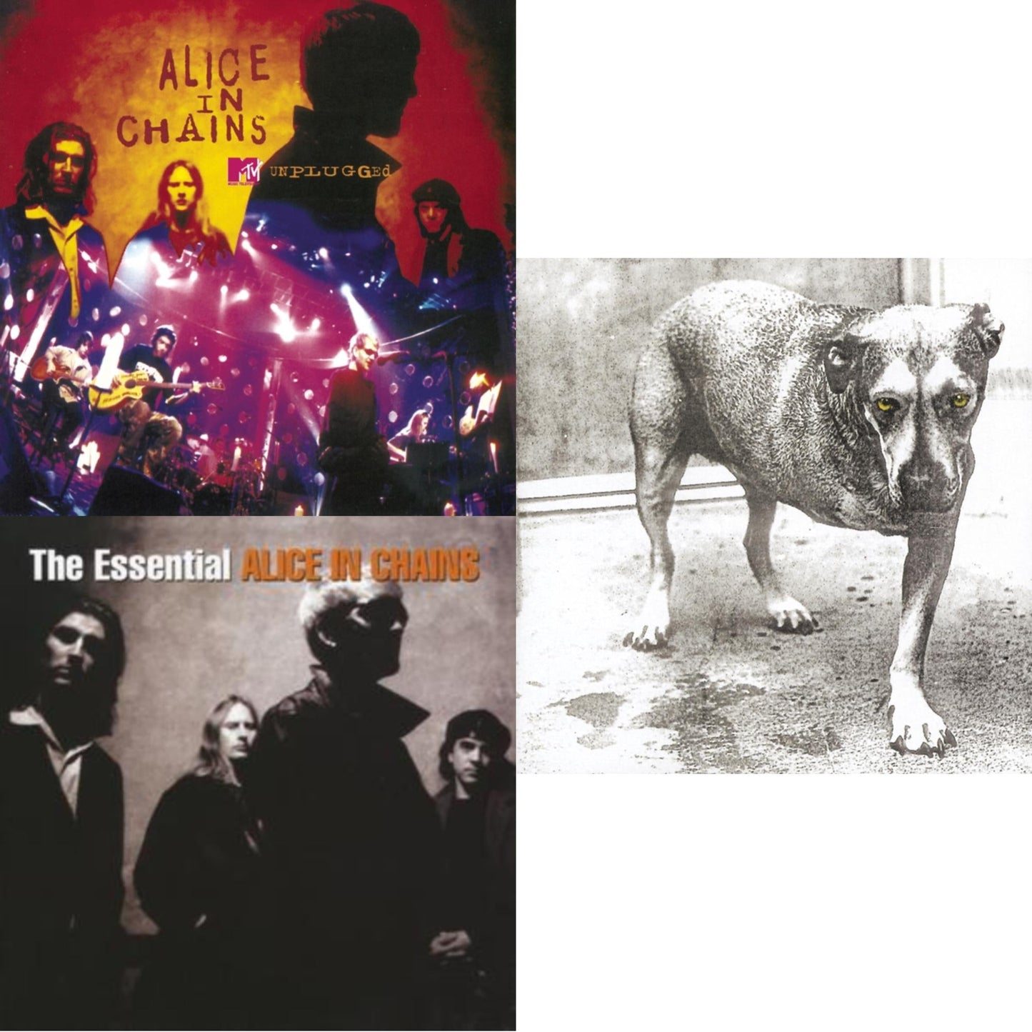 Alice In Chains - Essential Alice In Chains & Unplugged & Alice In Chains - CD Bundle