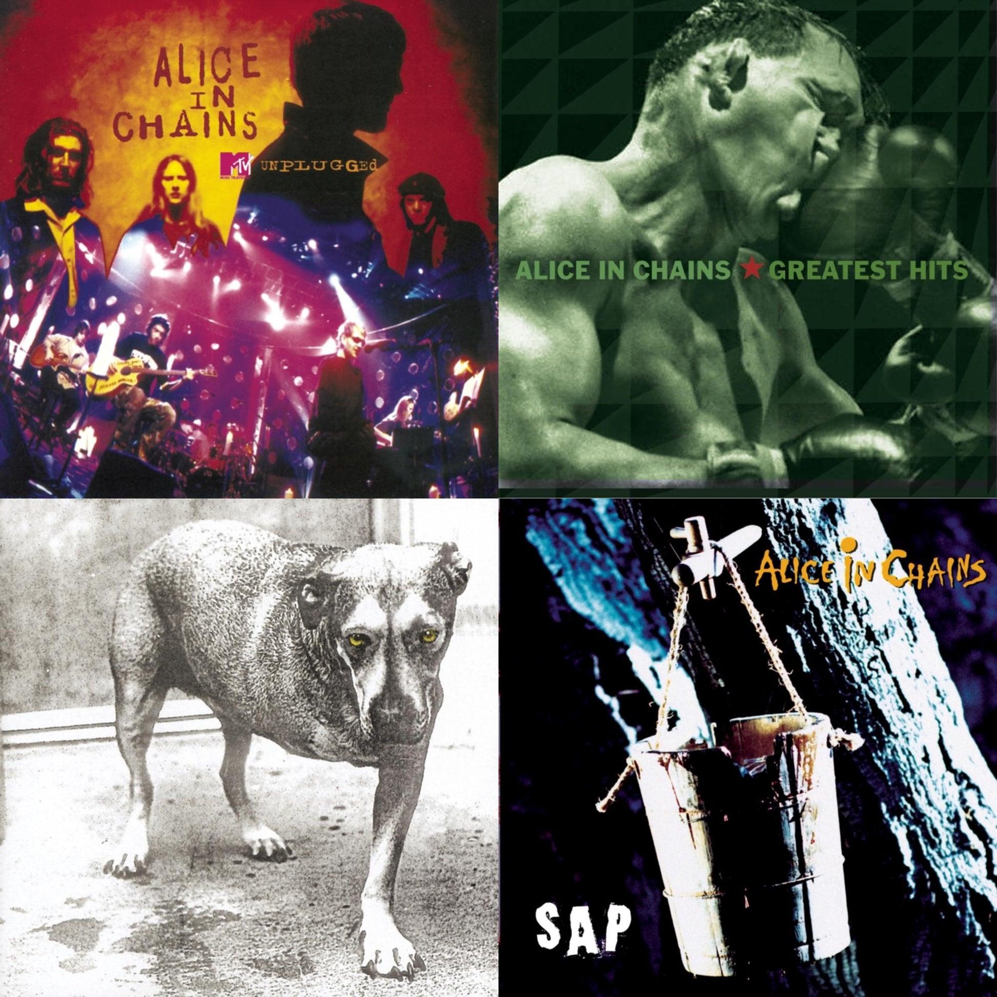 Alice In Chains - Greatest Hits & Unplugged & Sap & Alice In Chains - CD Bundle