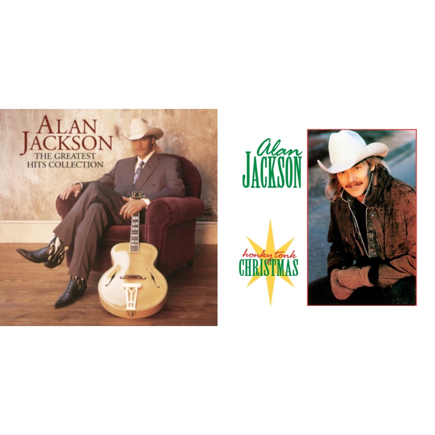 Alan Jackson - Greatest Hits Collection (2LP) & Honky Tonk Christmas