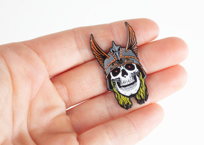 Powell Peralta Andy Anderson Skull Lapel Pin